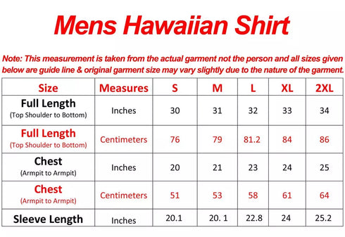 Men’s Hawaiian Shirt with Tropical Leaf and Floral Print – Casual Beachwear