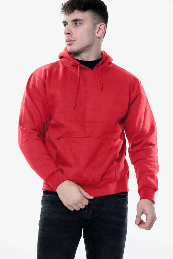 Mens Pullover Fleece Hoodie