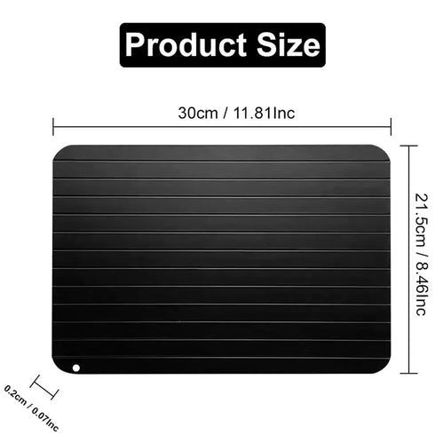 2 Pack Aluminium Quick Defrost Food Plate