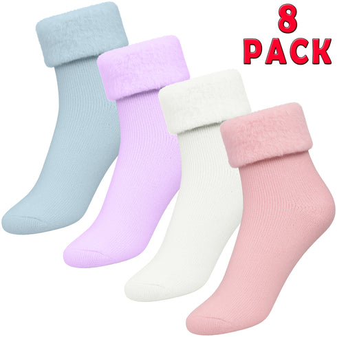 Cozy and Comfort Ladies Bed Socks – Multipack