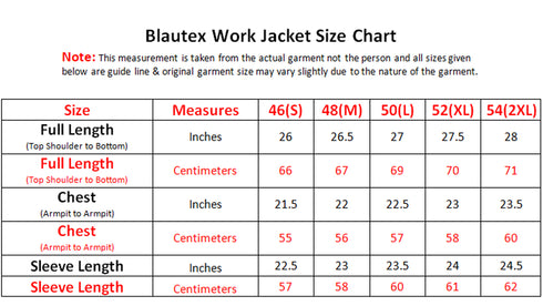 6 Pockets Polycotton Work Jacket