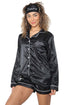 Womens Satin Nightwear Set with Eye Mask