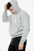 Mens Plain White Cords Hoodie