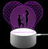 3D Illusion Night Lamp Heart