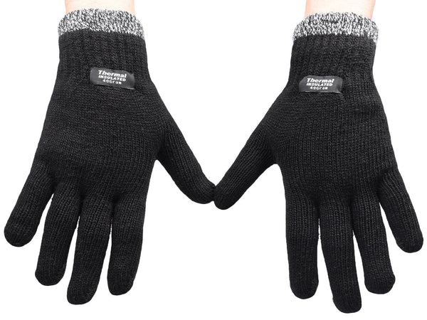 Mens Thermal Gloves - 1/3 Pack