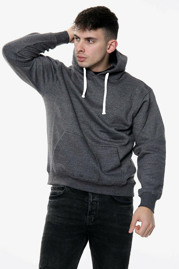 Mens Plain White Cords Hoodie