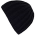 Black Warm Fleece Lined Thermal Beanie