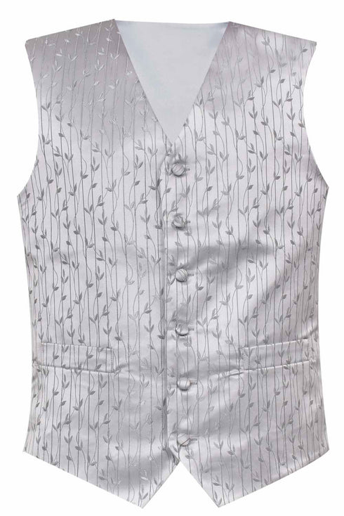 Kids Patterned V Neck Waistcoat
