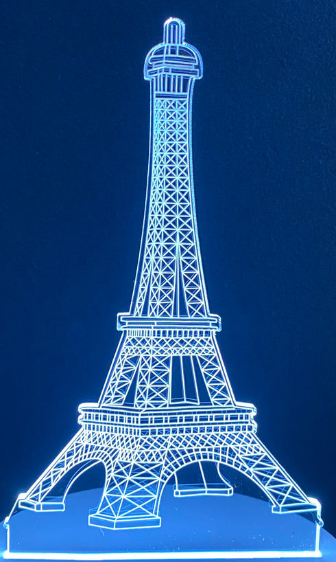 3D Illusion Night Lamp Eiffel Tower