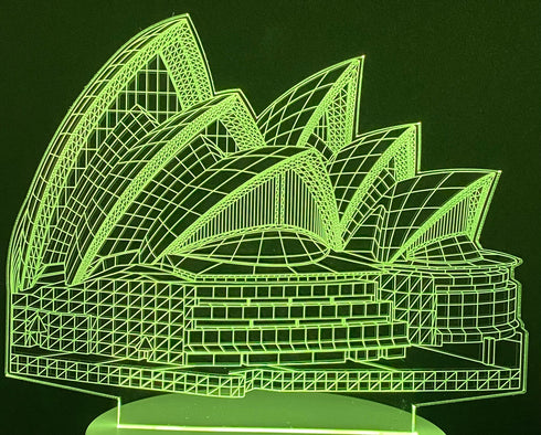 3D Illusion Night Lamp Opera House