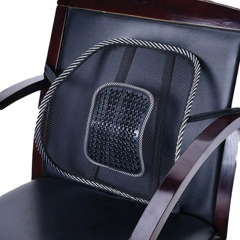 Back Support Cushion for Car & Office Chair – Posture Corrector & Pain Relief