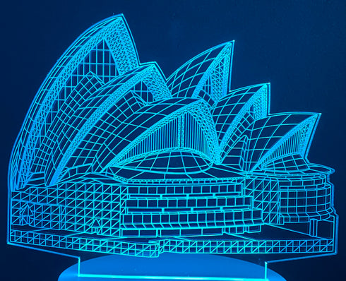 3D Illusion Night Lamp Opera House