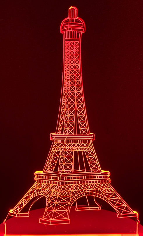 3D Illusion Night Lamp Eiffel Tower
