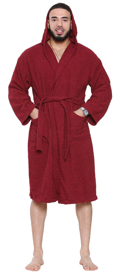 Cotton Towel Hooded Bath Robe