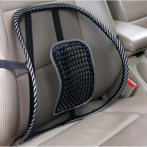 Back Support Cushion for Car & Office Chair – Posture Corrector & Pain Relief