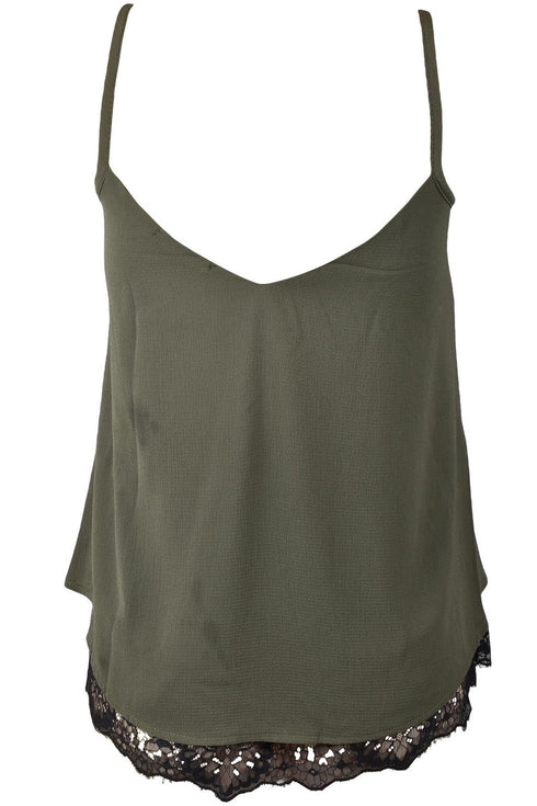 Womens Sleeveless V-Neck Summer Top