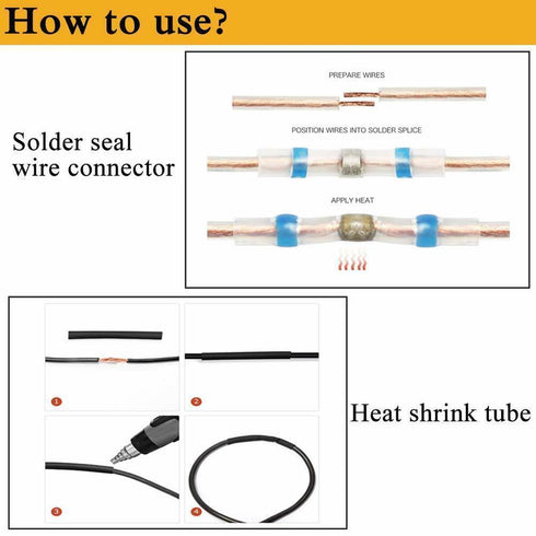 Heat Shrink Wire Connectors Tubing Kit