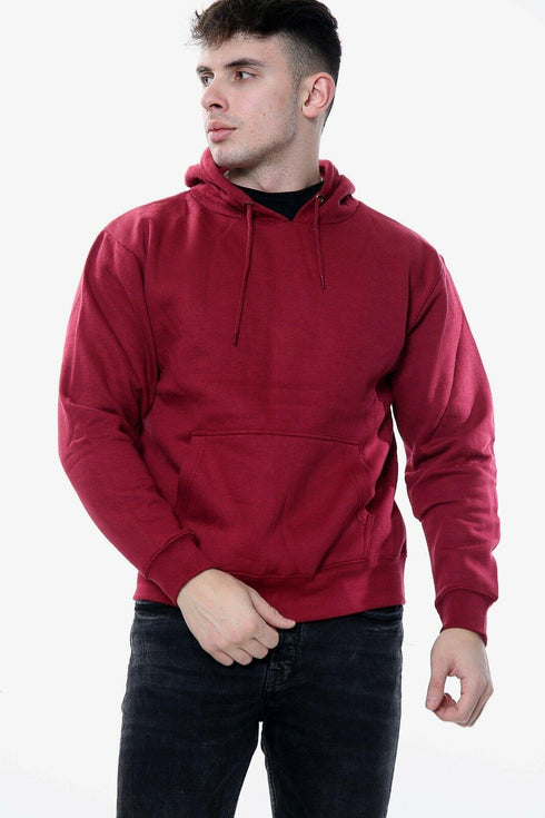Mens Pullover Fleece Hoodie