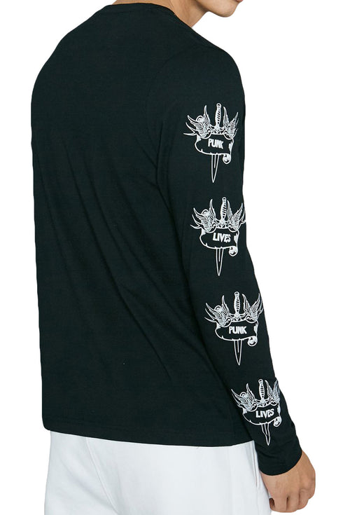 Mens Long Sleeve Cotton T-Shirt