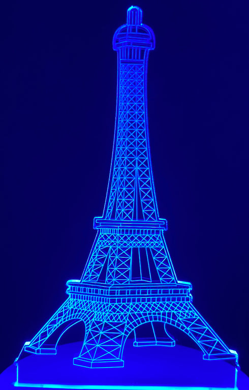 3D Illusion Night Lamp Eiffel Tower