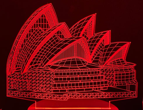 3D Illusion Night Lamp Opera House