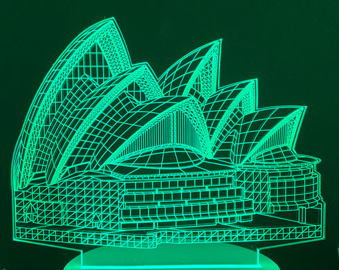 3D Illusion Night Lamp Opera House