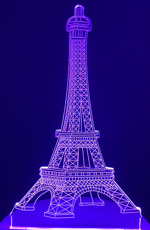 3D Illusion Night Lamp Eiffel Tower