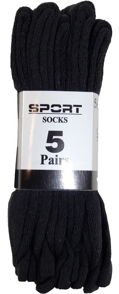 5 Pack Mens Stretchable Sport Socks