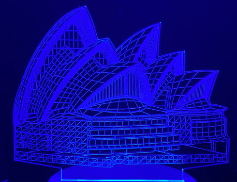 3D Illusion Night Lamp Opera House