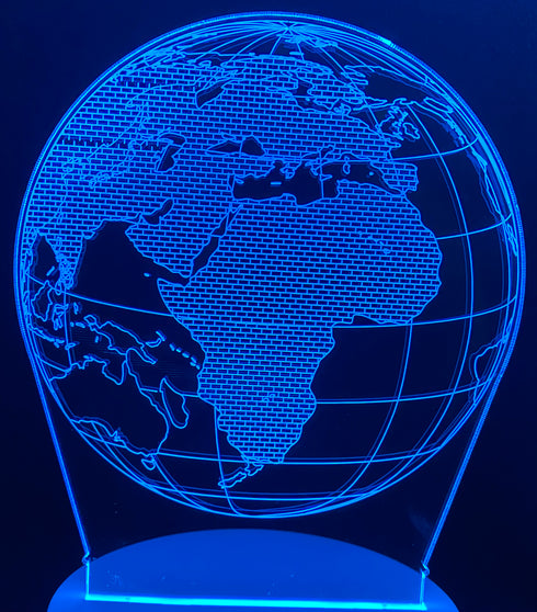 3D Illusion Night Lamp Globe