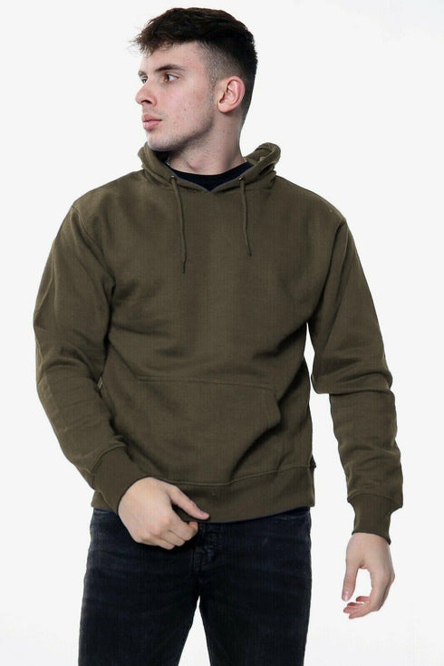 Mens Pullover Fleece Hoodie
