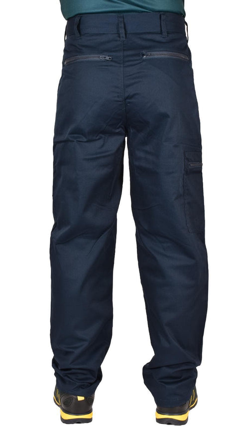 Men’s Durable Cargo Pants With Multiple Zipper Pockets