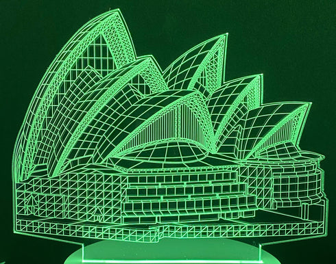 3D Illusion Night Lamp Opera House