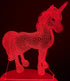 3D Illusion Night Lamp Unicorn