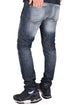 Men’s Slim Fit Faded Blue Denim Jeans – Stylish Casual Wear for Everyday Comfort