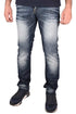 Men’s Slim Fit Faded Blue Denim Jeans – Stylish Casual Wear for Everyday Comfort