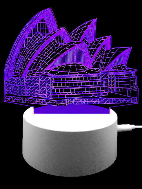 3D Illusion Night Lamp Opera House