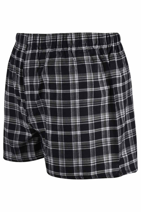 4 Pack Assorted Men Woven Check Boxer