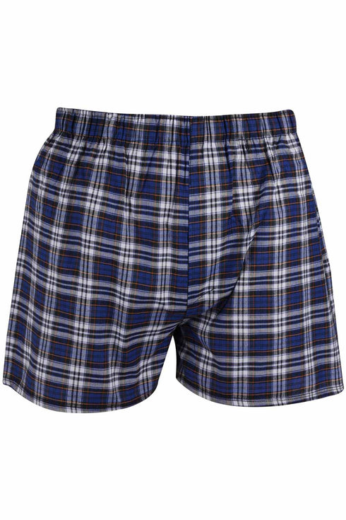 4 Pack Assorted Men Woven Check Boxer