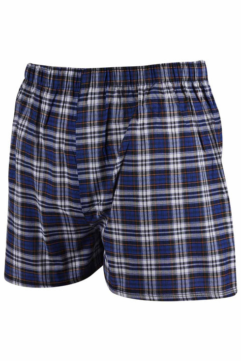 4 Pack Assorted Men Woven Check Boxer