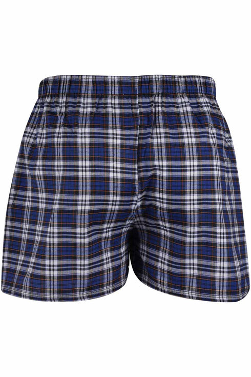 4 Pack Assorted Men Woven Check Boxer