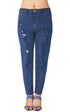 Ladies Ripped Stretch Jeans