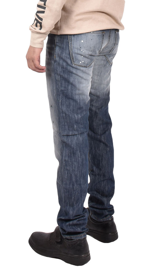 Men’s Distressed Slim Fit Denim Jeans – Stylish Casual Wear