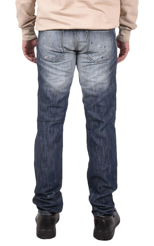 Men’s Distressed Slim Fit Denim Jeans – Stylish Casual Wear