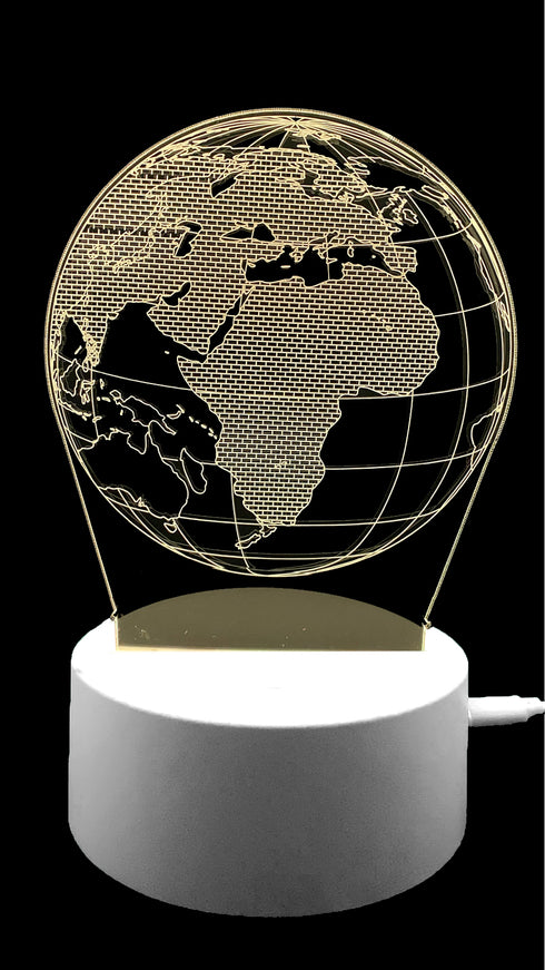 3D Illusion Night Lamp Globe