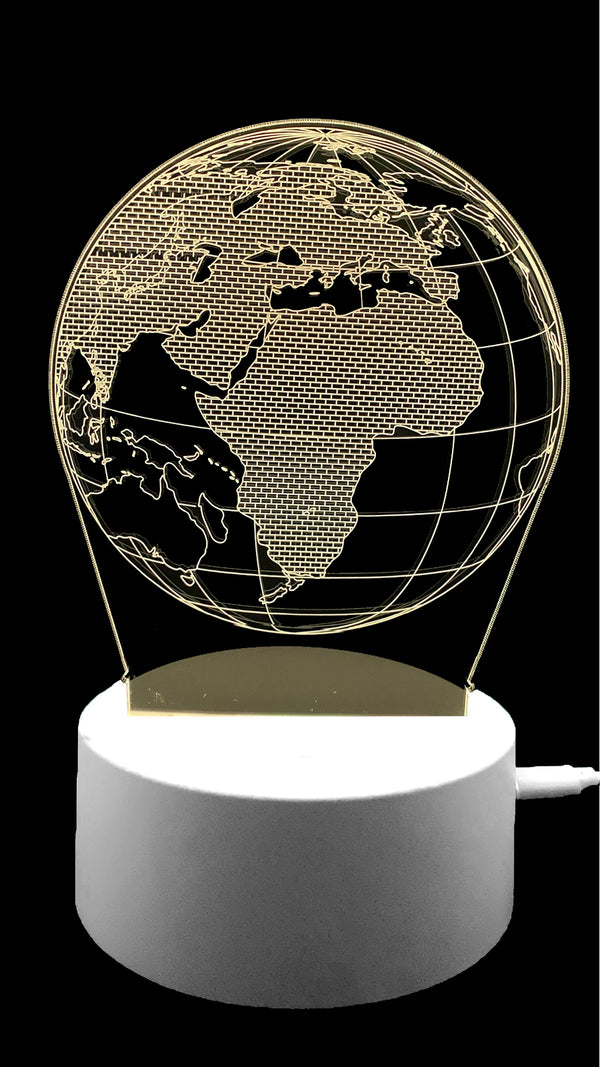 3D Illusion Night Lamp Globe