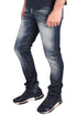 Men’s Slim Fit Faded Blue Denim Jeans – Stylish Casual Wear for Everyday Comfort