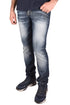 Men’s Slim Fit Faded Blue Denim Jeans – Stylish Casual Wear for Everyday Comfort
