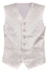 Kids Patterned V Neck Waistcoat