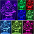 3D Illusion Night Lamp Santa